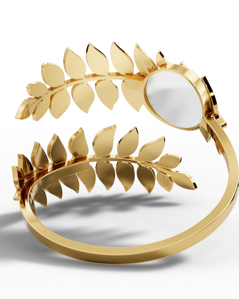 Leaves Arm Cuff - Gold - Freestyle libre 2